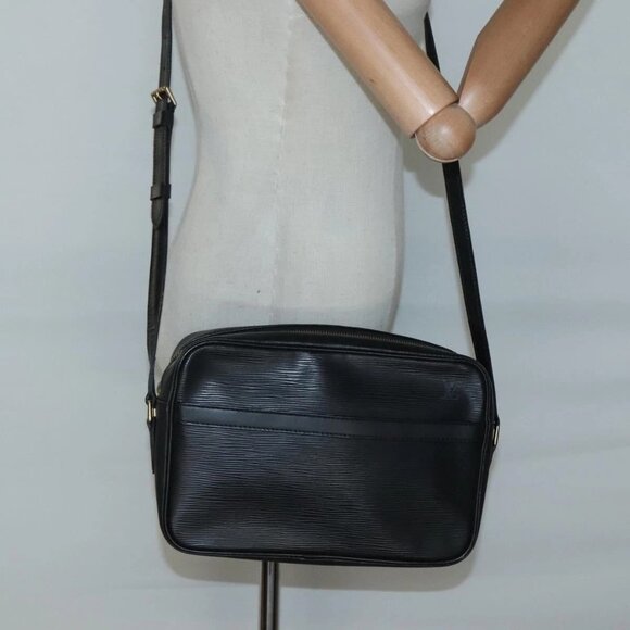 LOUIS VUITTON Epi Trocadero 27 Shoulder Bag Black M52312 LV Auth BA4733 - Picture 3 of 16